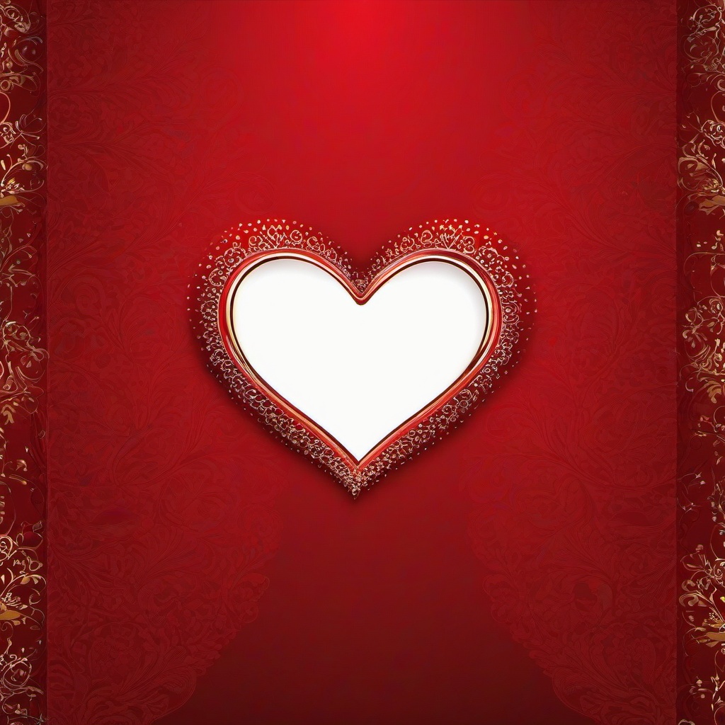 Red Background Wallpaper - red background with heart  