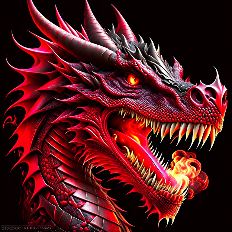 dragon clipart - drakon, a formidable and fire-breathing dragon. 