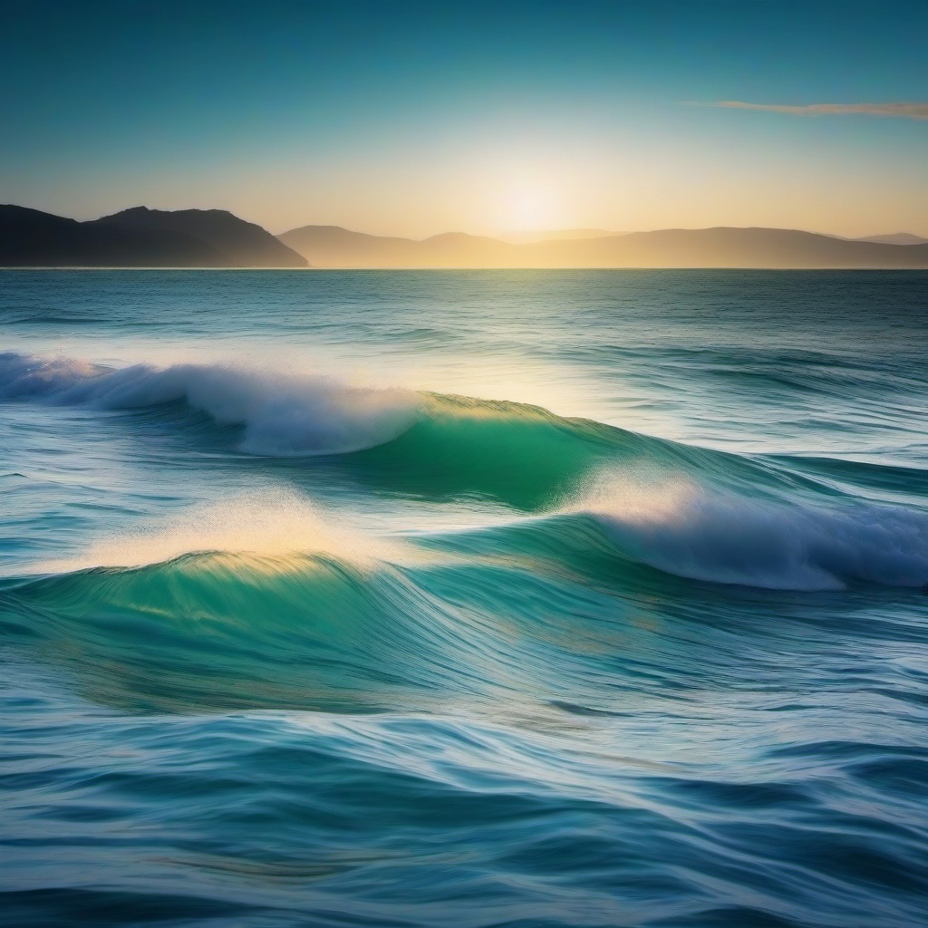 Wave Background Wallpaper - calming ocean background  