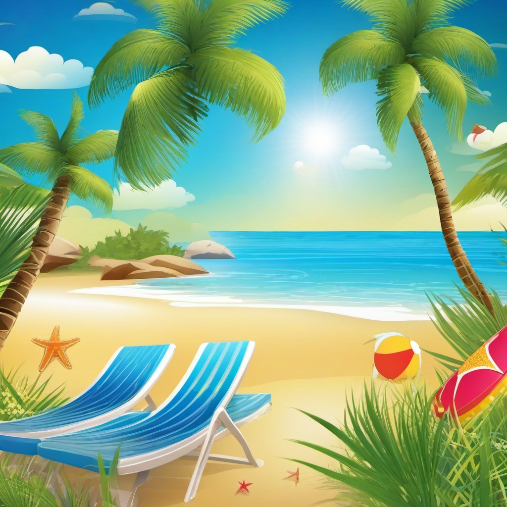 Beach Background Wallpaper - summer beach background  