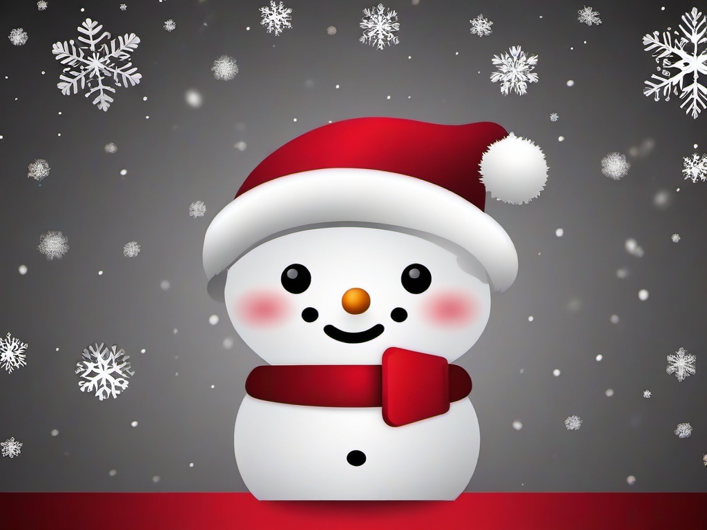 Christmas Snowman Wallpaper  