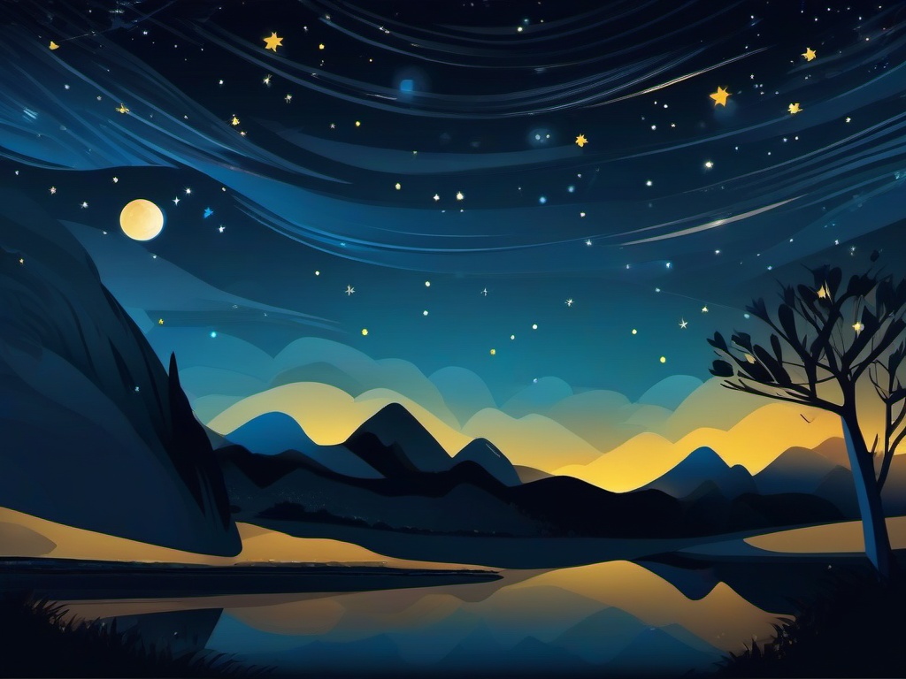 Starry Night Background  