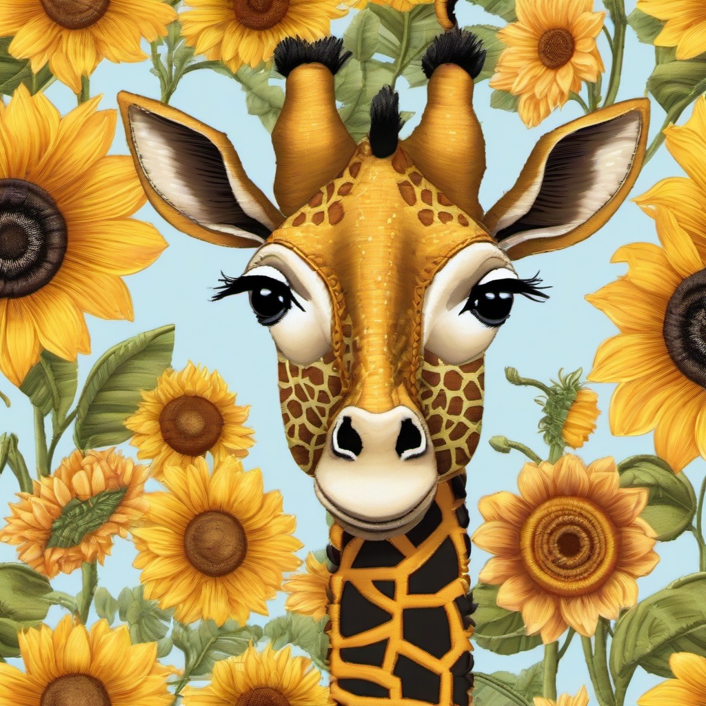 sunflower stitch giraffe 