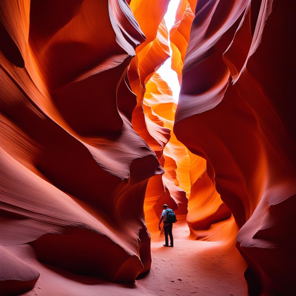 antelope canyon - explore the breathtaking beauty of the antelope canyon in arizona, known for its narrow, winding passages. 