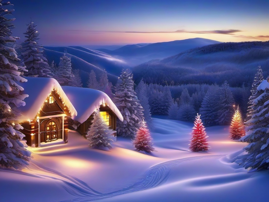 Christmas Winter Wonderland Wallpaper  