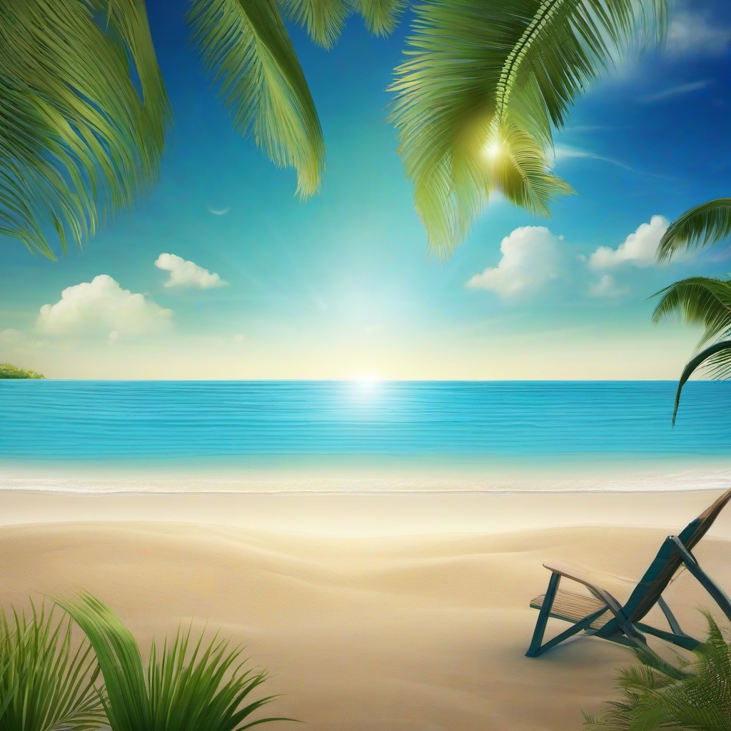 Beach background - peaceful beach background  