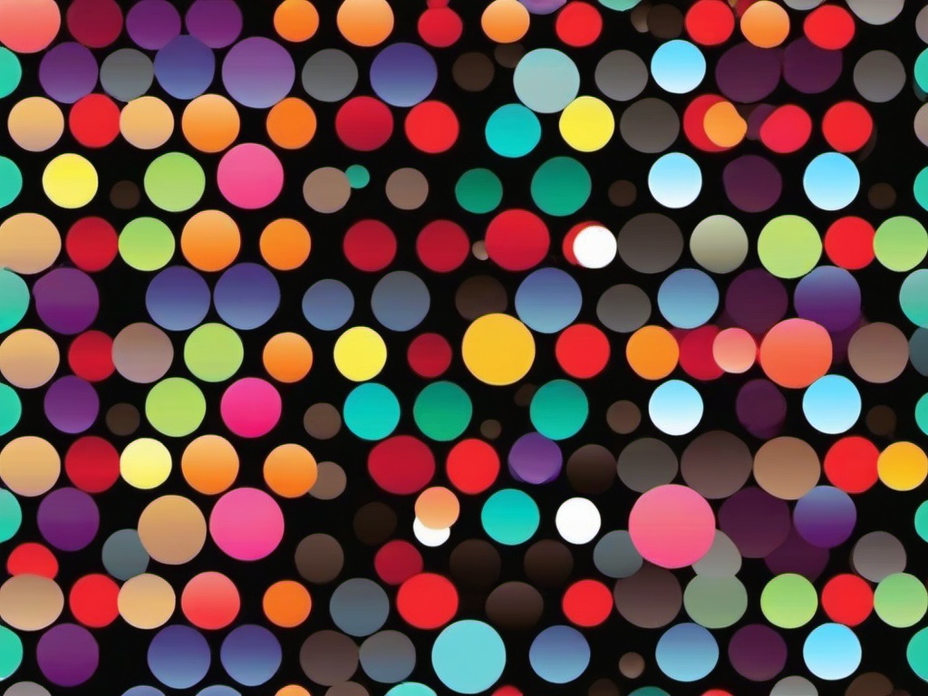 Rainbow Polka Dot Wallpaper  