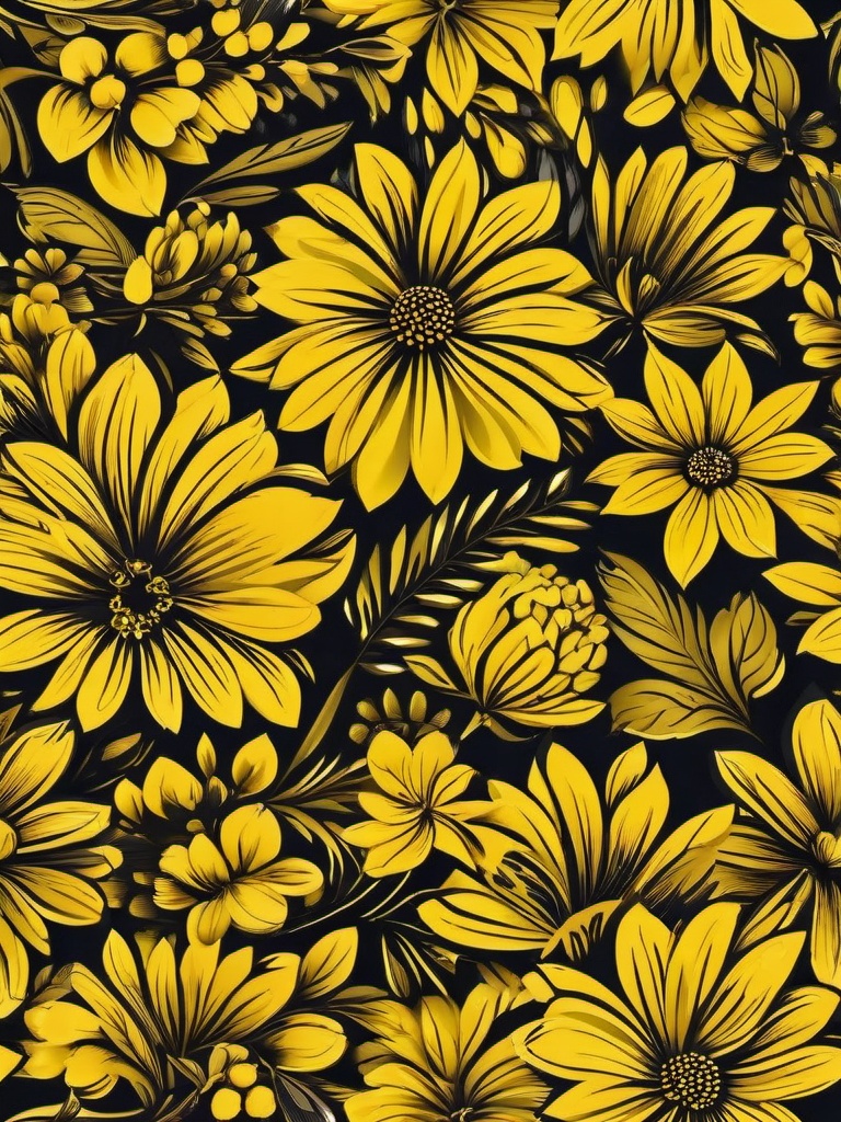 Flower Background Wallpaper - yellow floral background  