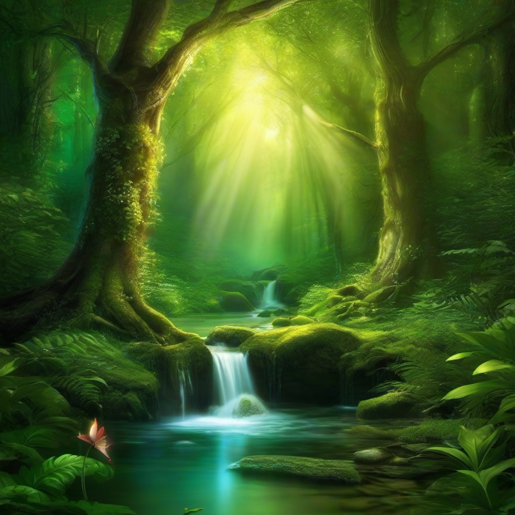 Forest Background Wallpaper - forest fairy wallpaper  