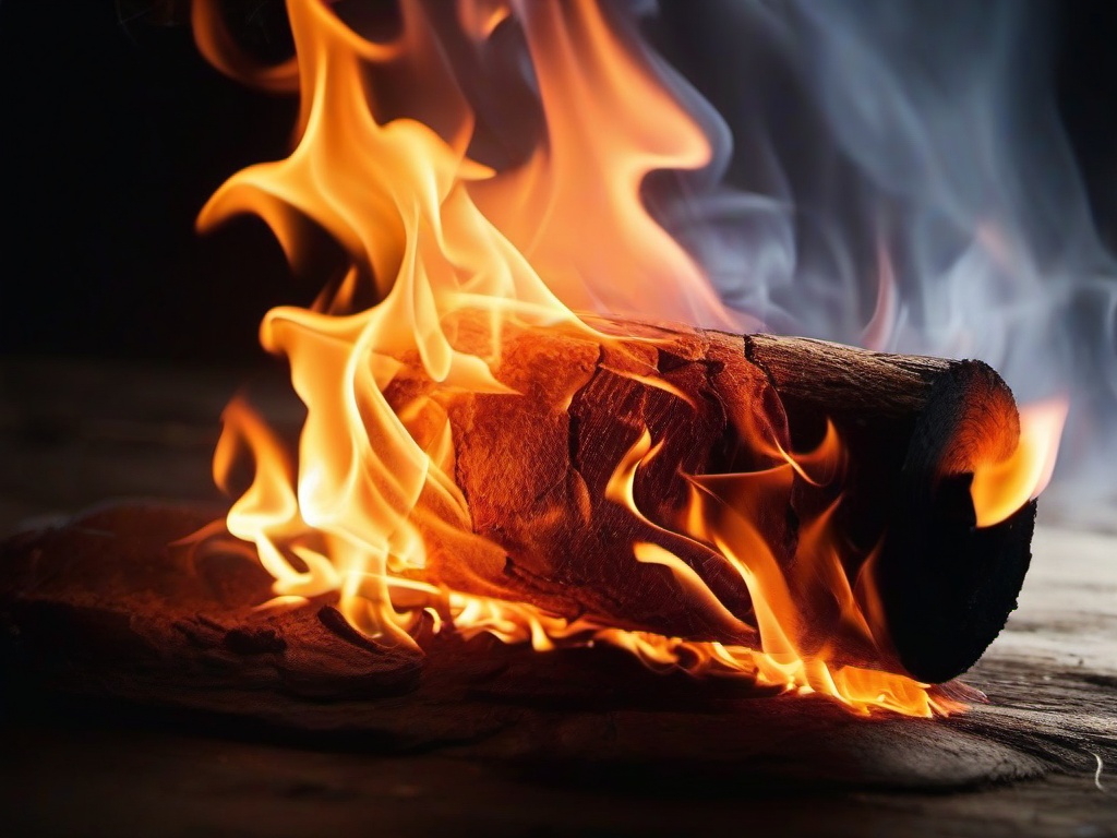 Fire Wallpaper - Flickering fire in slow motion  background wallpaper