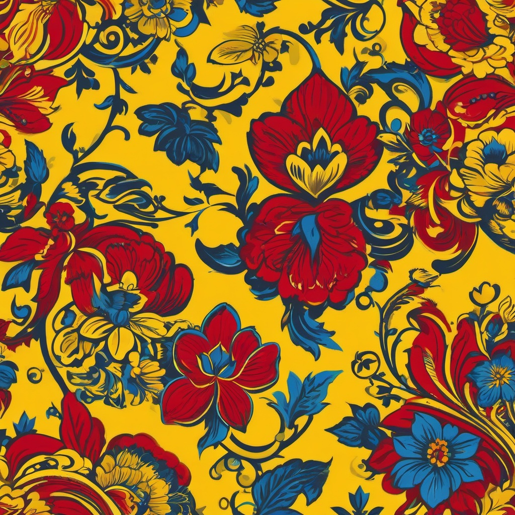 Yellow Background Wallpaper - red yellow and blue wallpaper  