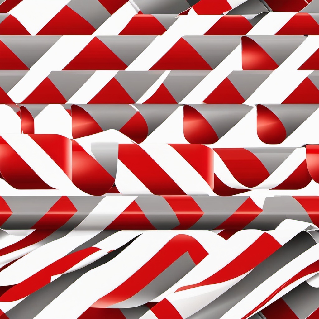 Construction Barrier Tape clipart - Red and white striped barrier tape., ,vector color clipart,minimal