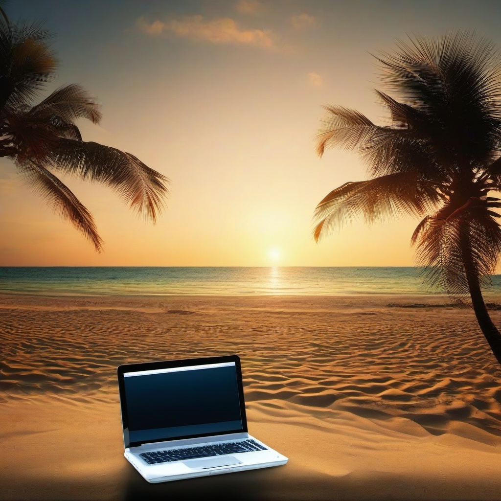 Beach background - laptop beach backgrounds  