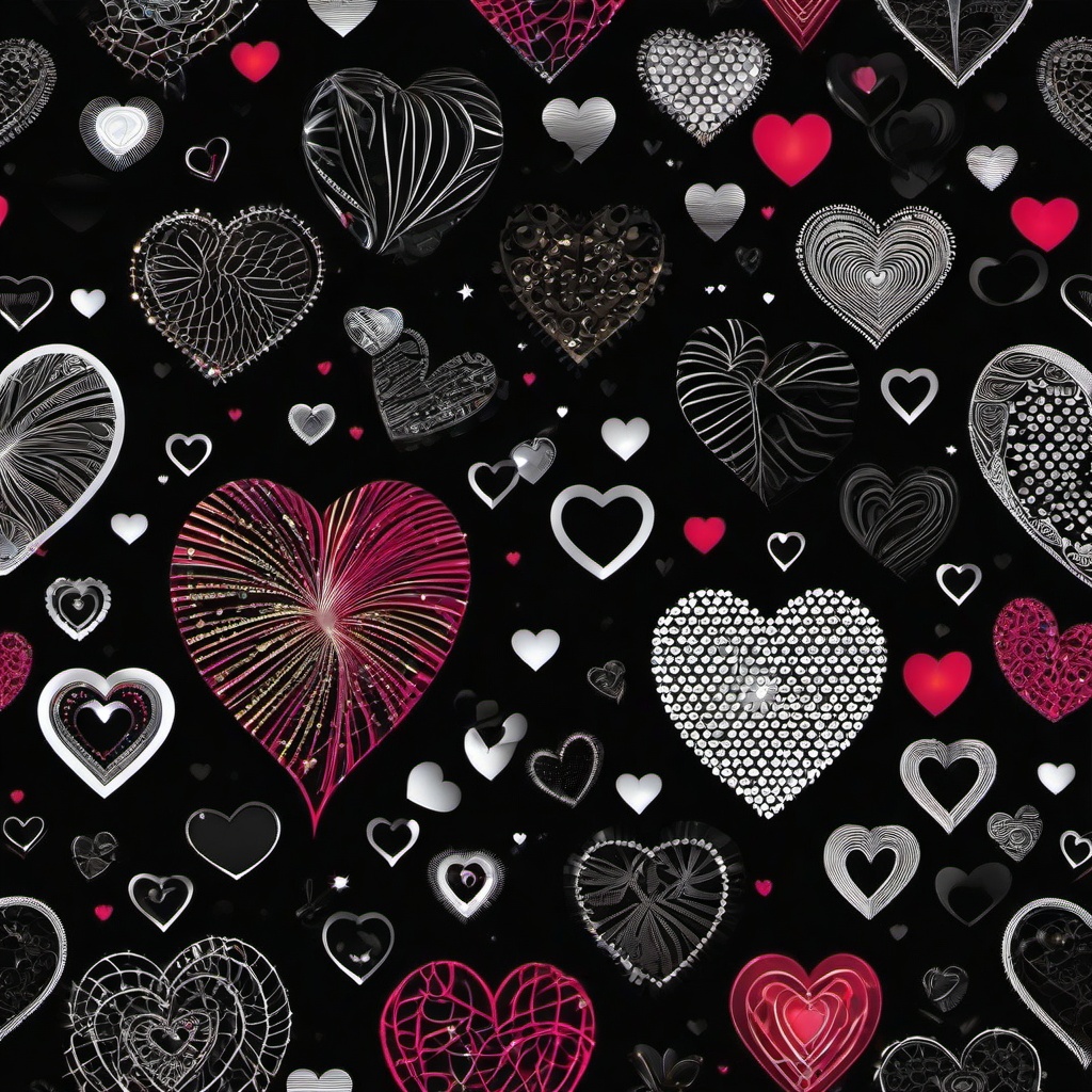 Heart Background Wallpaper - heart black background wallpaper  