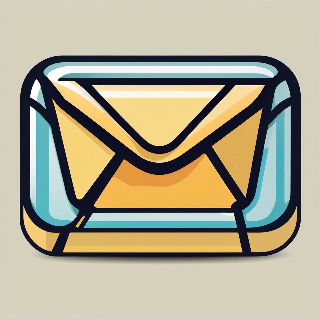 Email clipart - Email symbol for electronic mail and correspondence,  color clipart, vector art