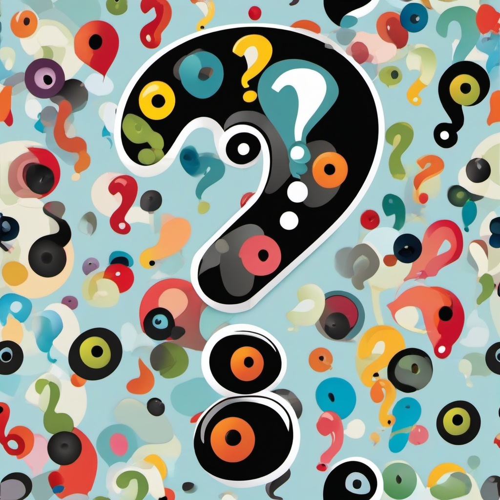 Question Mark clipart - question mark with cartoon eyes  