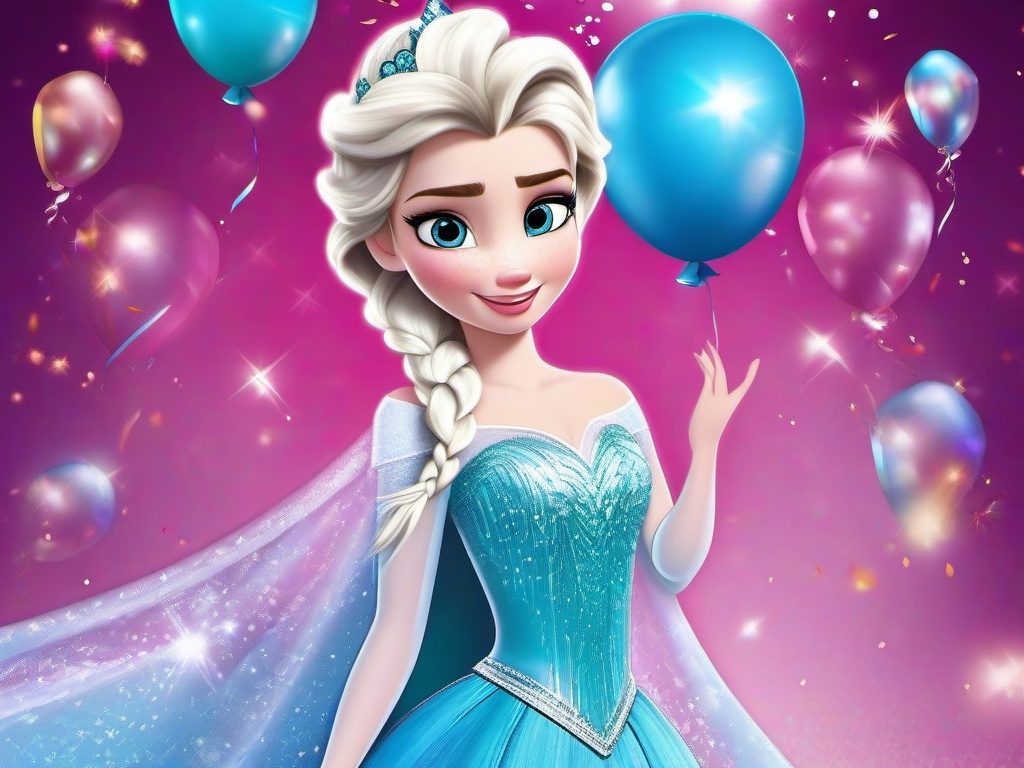 Birthday Background Wallpaper - elsa birthday backdrop  