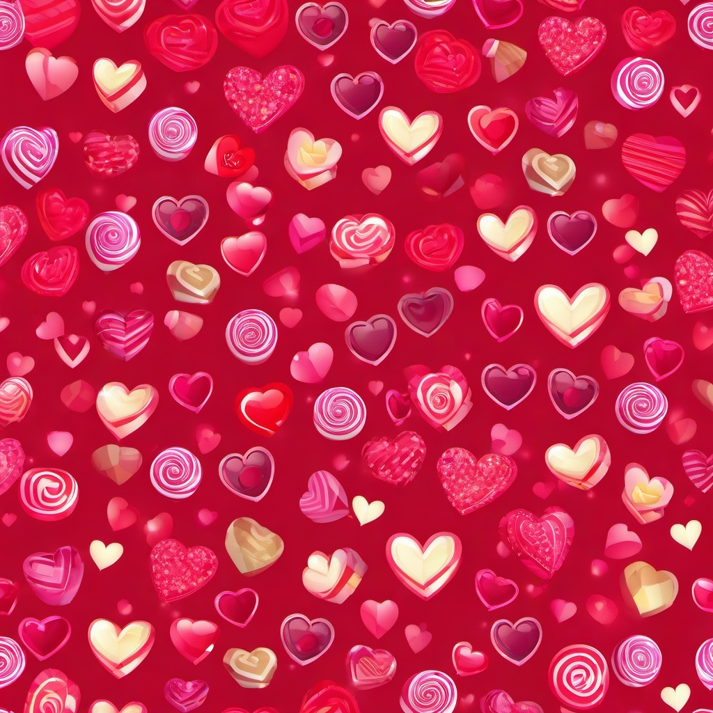 Valentine Background Wallpaper - valentines heart candy wallpaper  