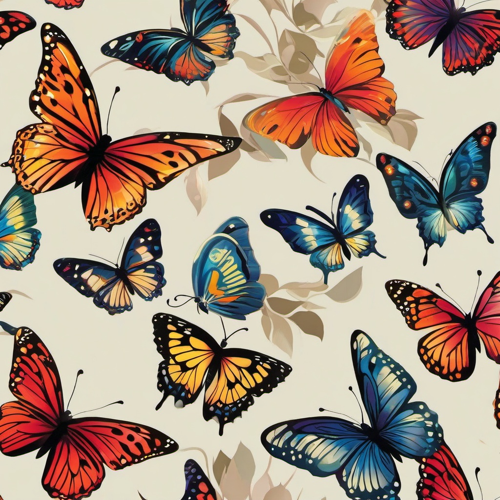 Butterfly Background Wallpaper - butterfly background painting  