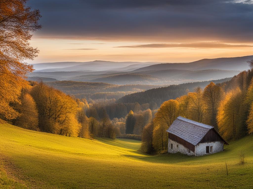 forgotten charm of the jura mountains - paint the forgotten charm of the jura mountains, known for their rolling hills and untouched nature. 