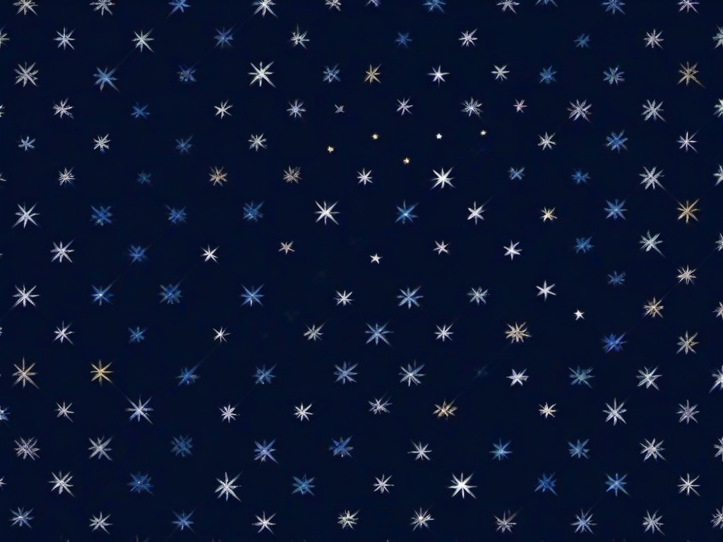 Starry Night Sky Wallpaper-Deep navy blue with clusters of stars and a faint glow for a classic starry night look  background wallpaper