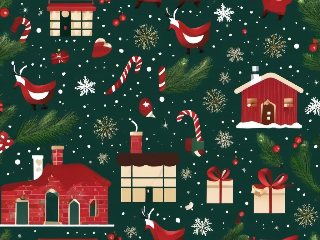 Christmas Background Home  