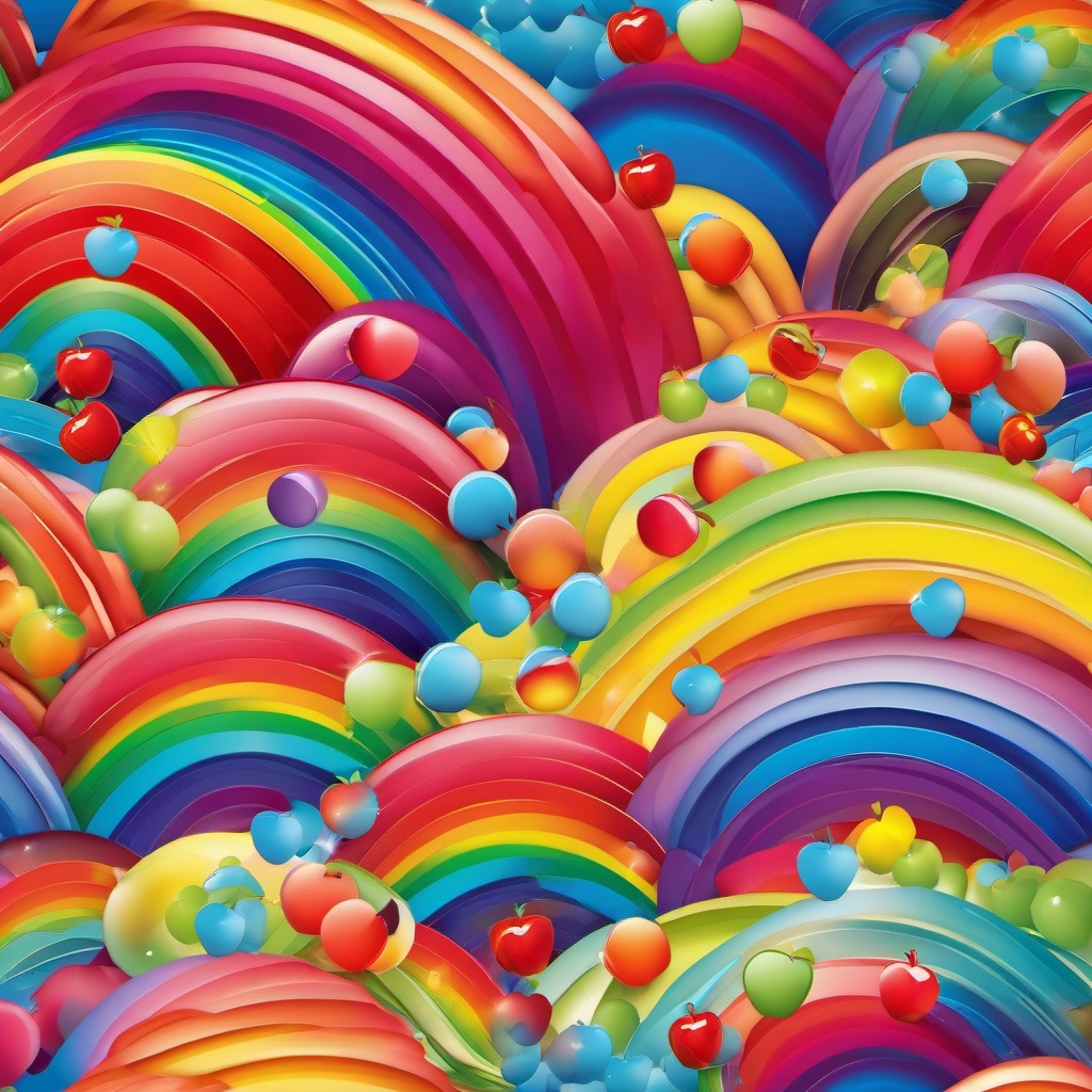 Rainbow Background Wallpaper - rainbow apple wallpaper  