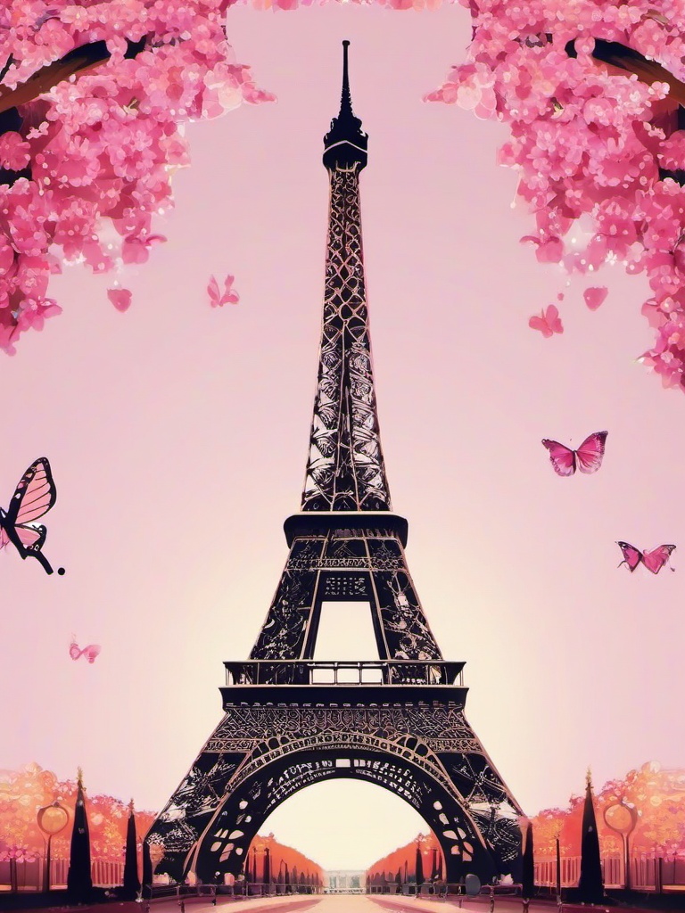 girly eiffel tower wallpaper  ,mobile iphone background wallpaper