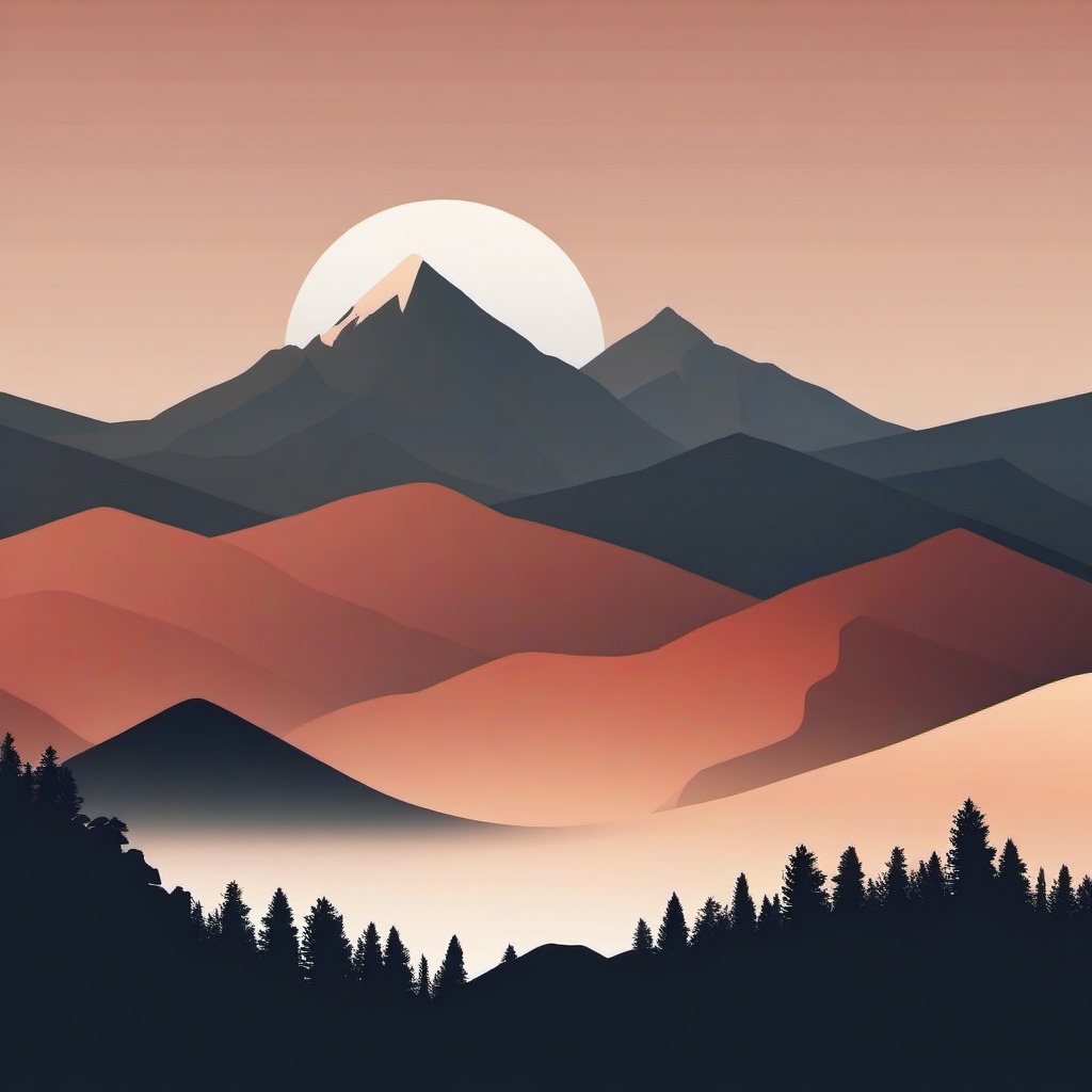 Mountain Background Wallpaper - minimalist mountain background  