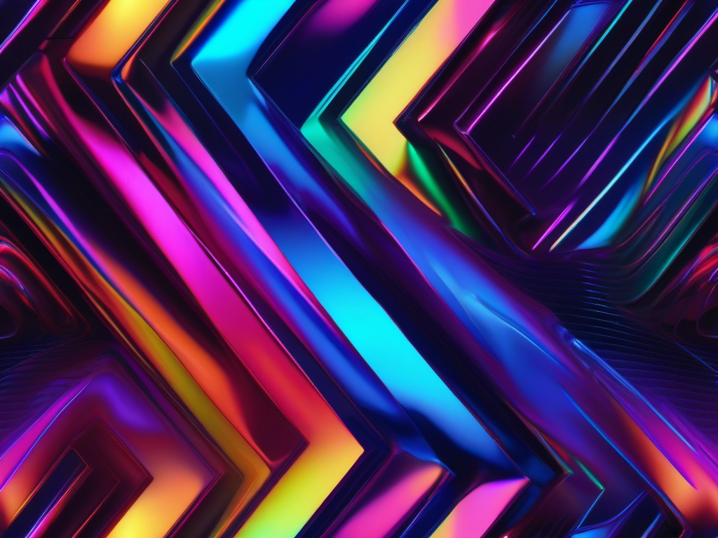 Holographic Rainbow Background  