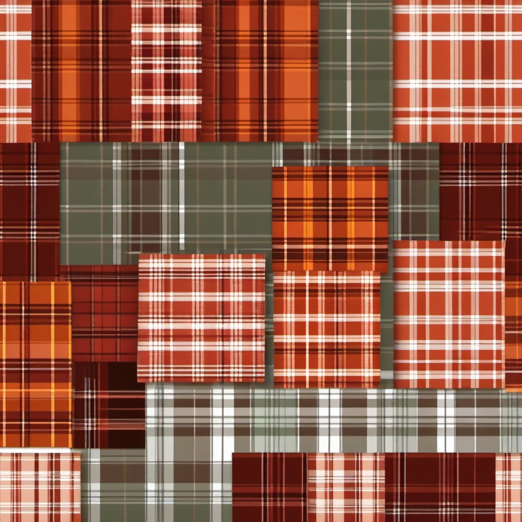 Autumn Blanket clipart - Cozy plaid blanket for picnics, ,vector color clipart,minimal