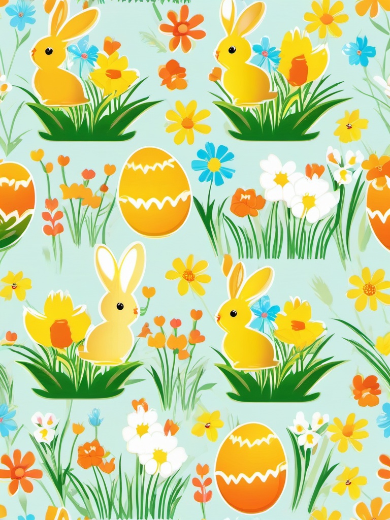 easter spring wallpaper  ,background wallpaper