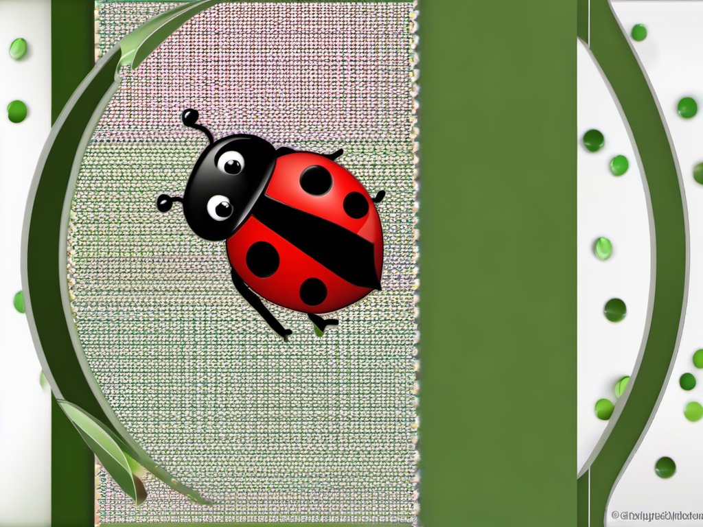 cute ladybug wallpaper  ,desktop background wallpaper