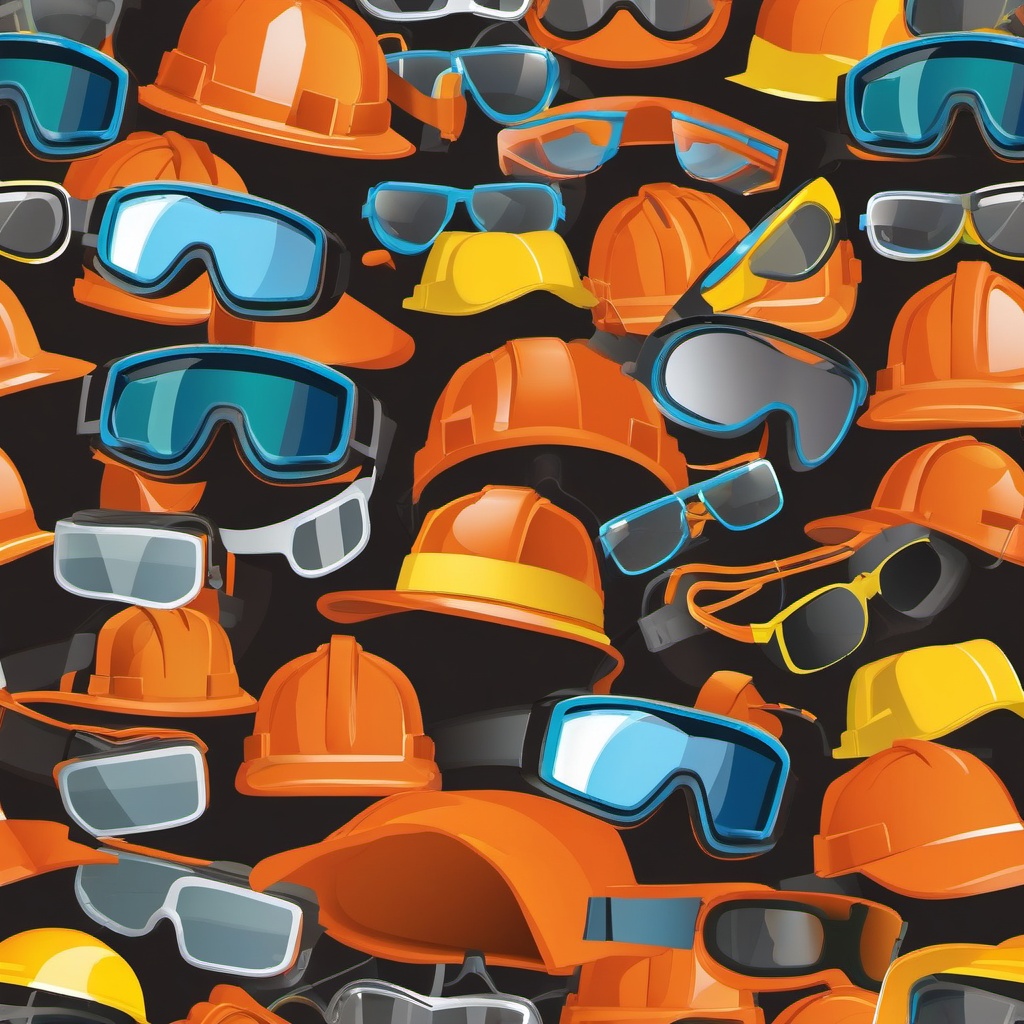 Safety Goggles clipart - Protective safety goggles for construction workers., ,vector color clipart,minimal