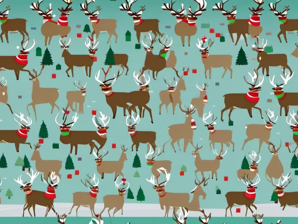 Christmas Wallpaper Reindeer  