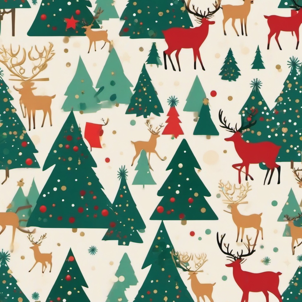 Christmas Background Wallpaper - reindeer backdrop  