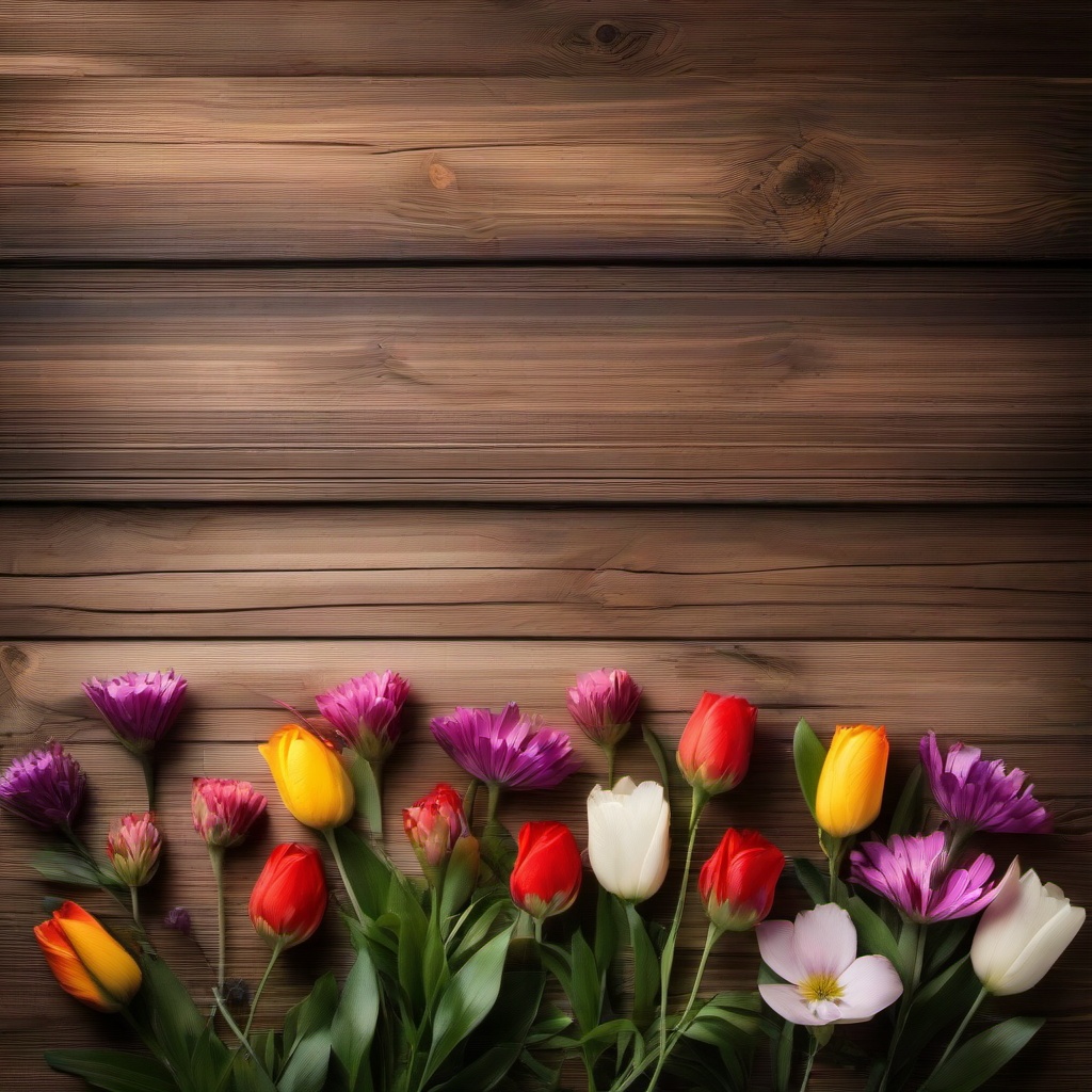 Wood Background Wallpaper - rustic wood background with flowers  