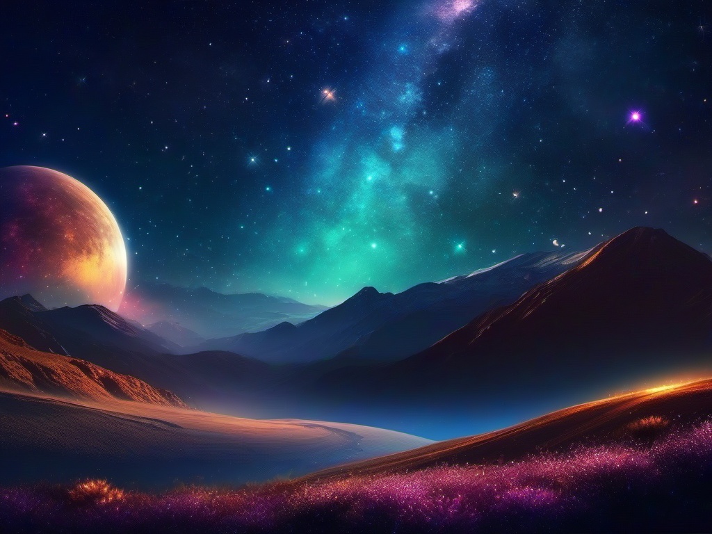 Galaxy Night Background  ,desktop background wallpaper