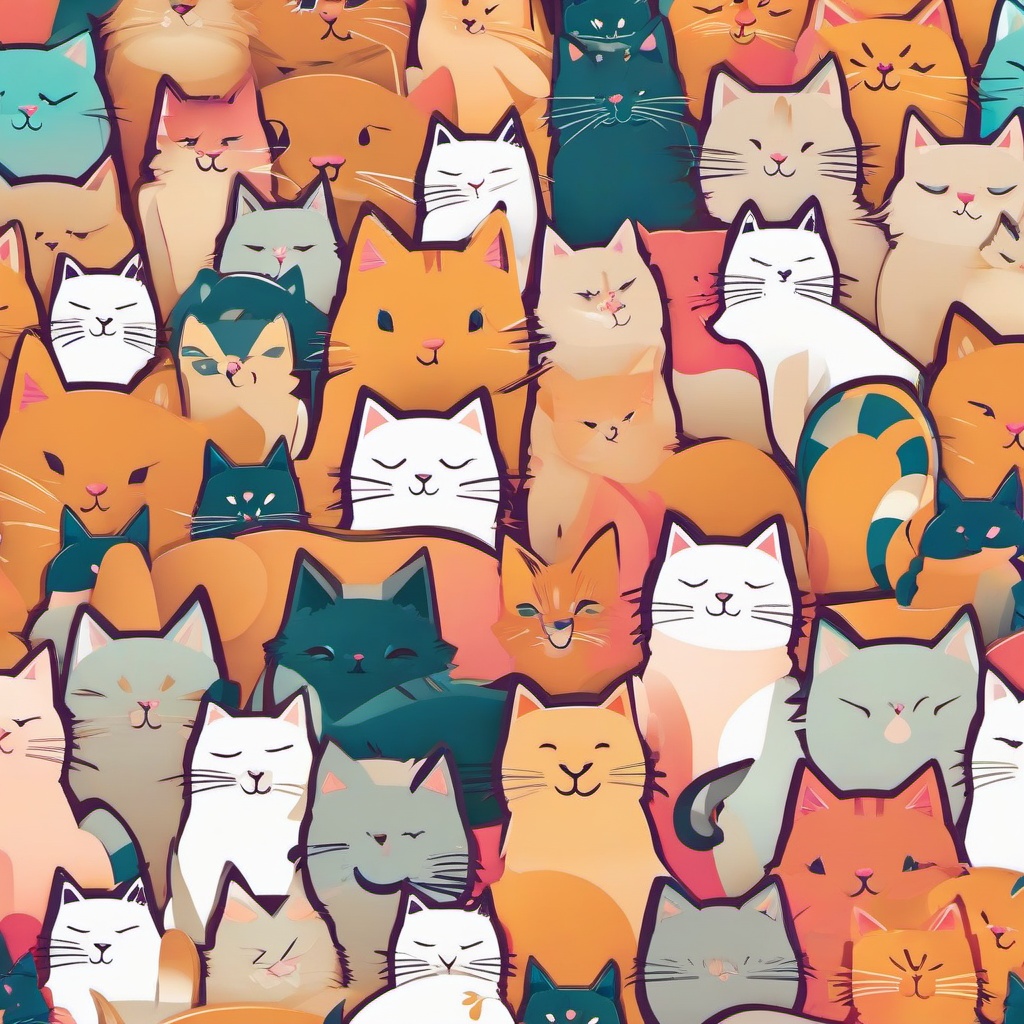 Cat Background Wallpaper - meow background  