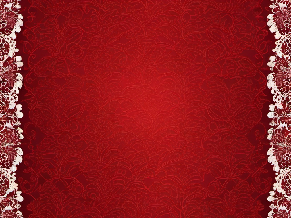 A Red Wallpaper-Rich red wallpaper with delicate, translucent lace patterns  background wallpaper