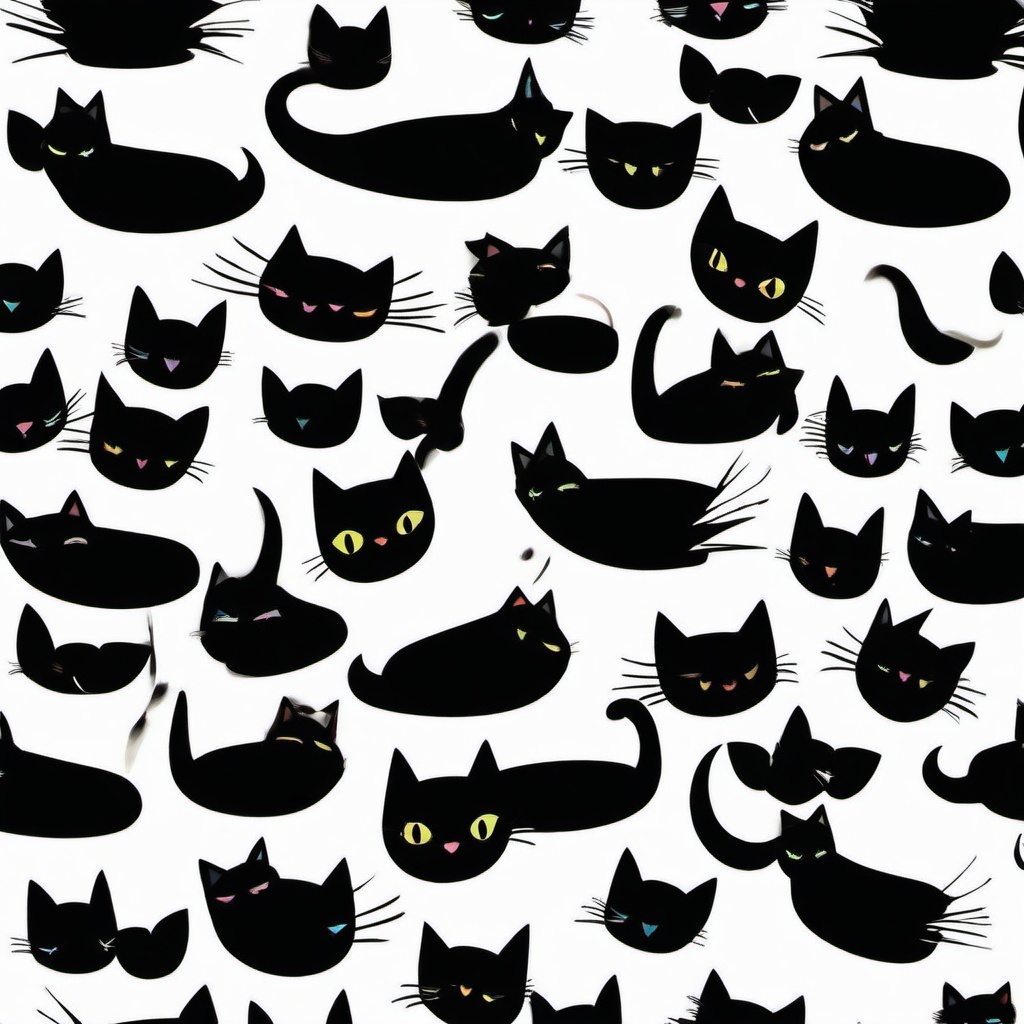 Cat Background Wallpaper - black cat iphone wallpaper  