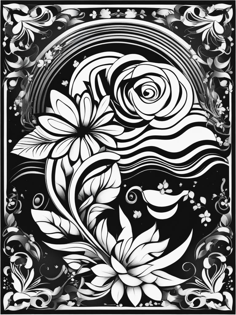 art clipart black and white 