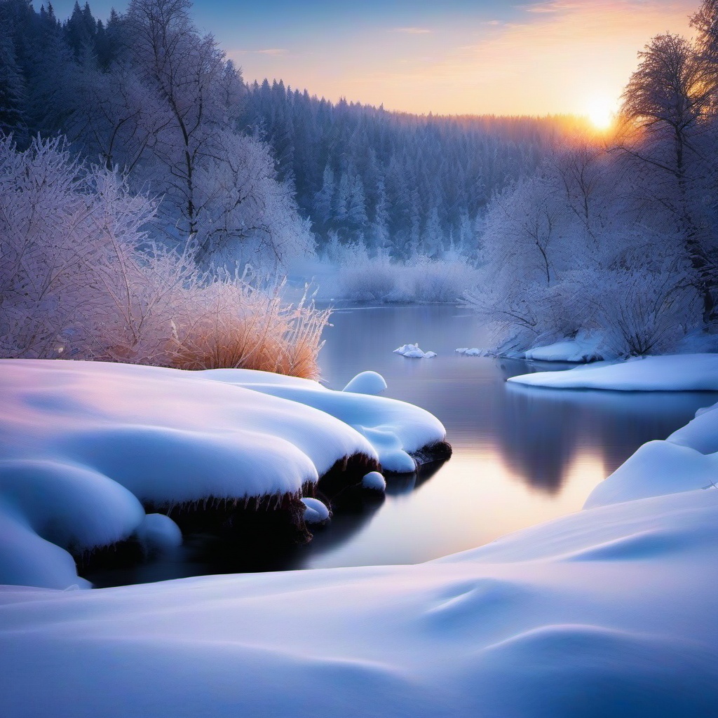 Winter background wallpaper - snow pictures background  