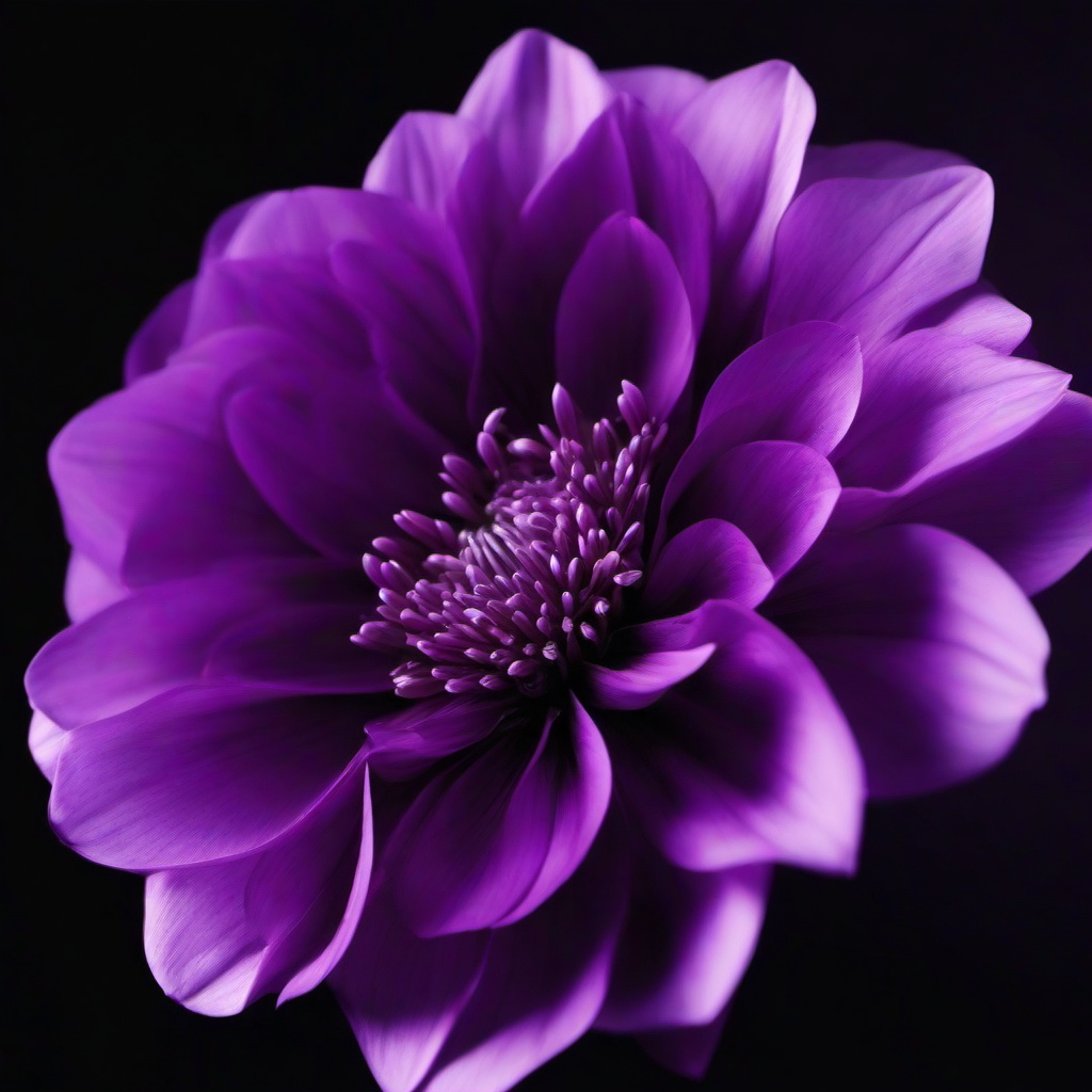 Purple Background Wallpaper - purple flower with black background  