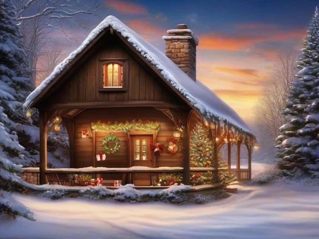 Country Christmas Background  