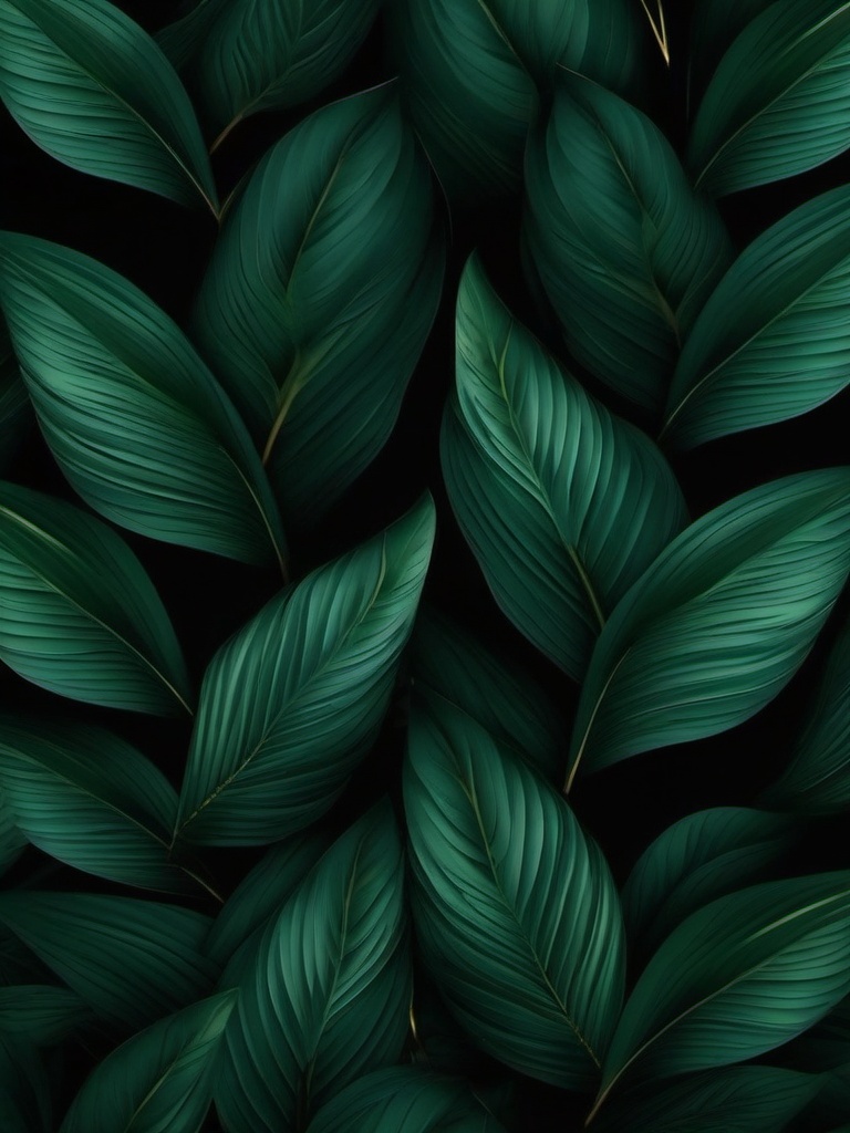 Dark Green Leaves Wallpaper 4K  ,mobile iphone background wallpaper