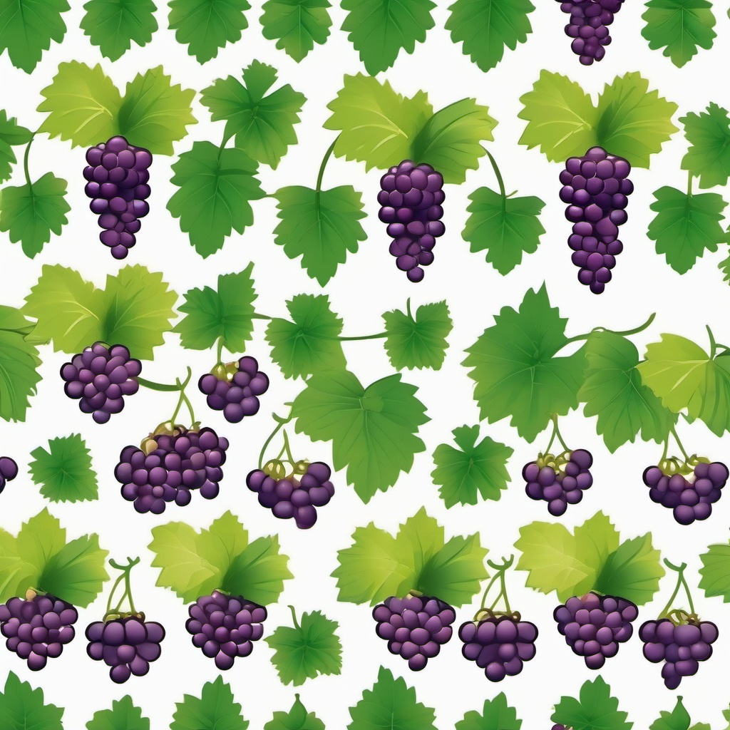 Vineyard and Grapes Emoji Sticker - Rows of grapevines in a fruitful vineyard, , sticker vector art, minimalist design