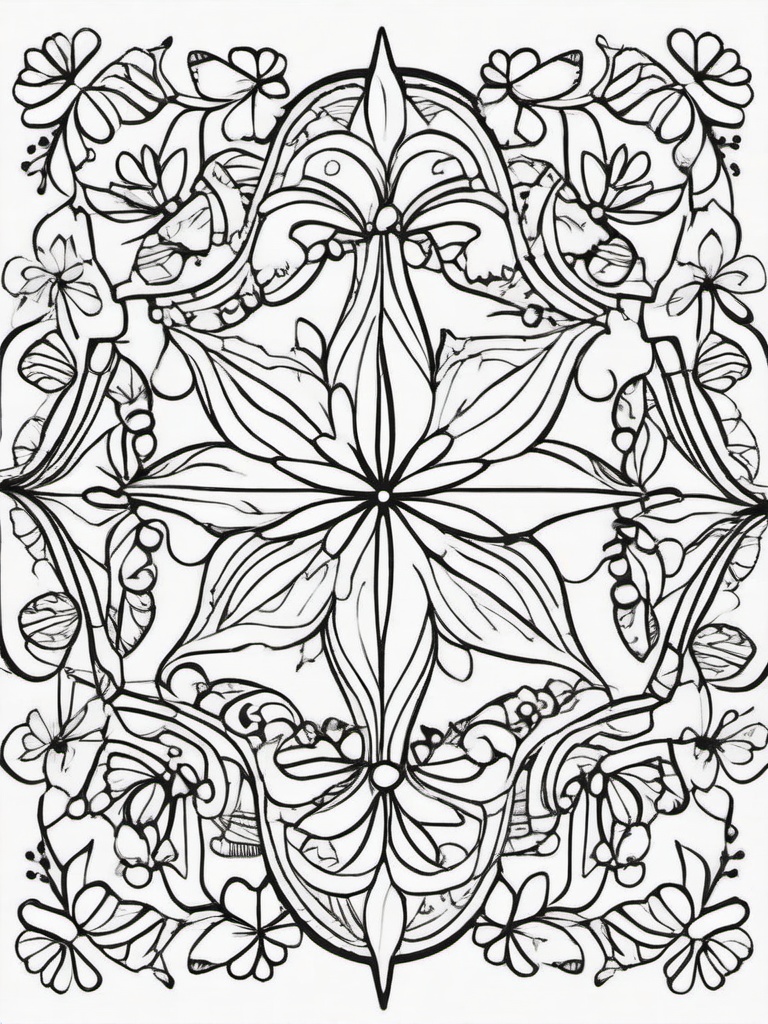 Holiday Wishes Coloring Pages - Sending Joy and Cheer to Others  minimal black outline printable sheet, coloring page