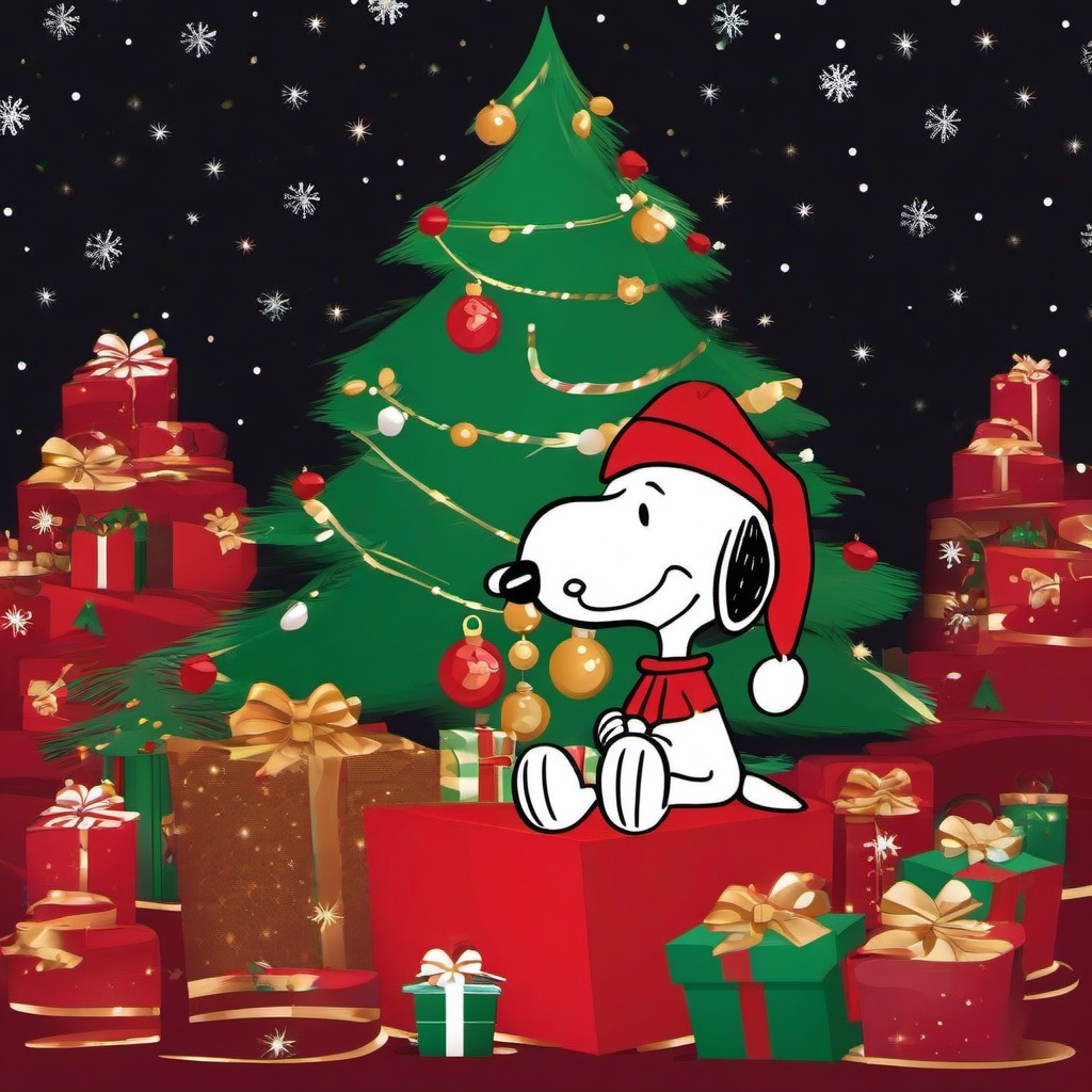 Christmas Background Wallpaper - snoopy christmas background  