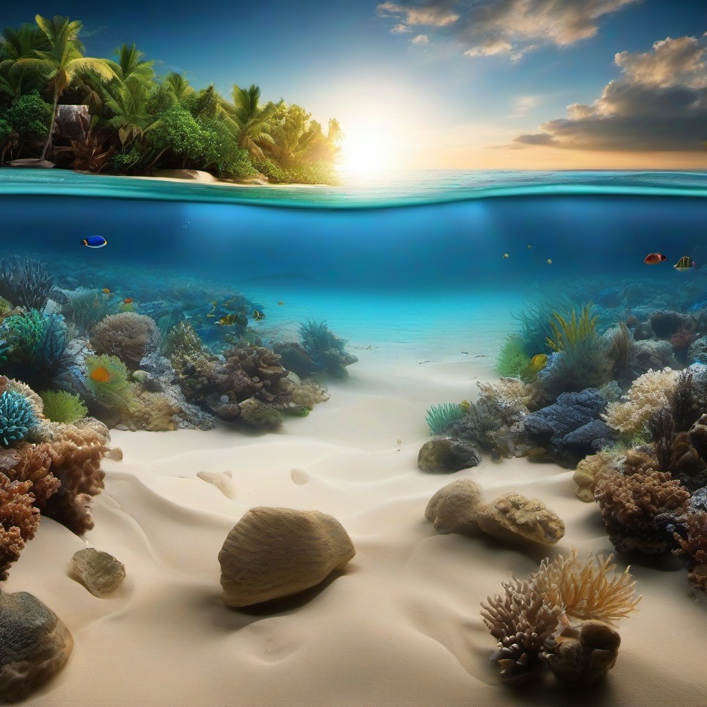 Beach Background Wallpaper - beach aquarium background  